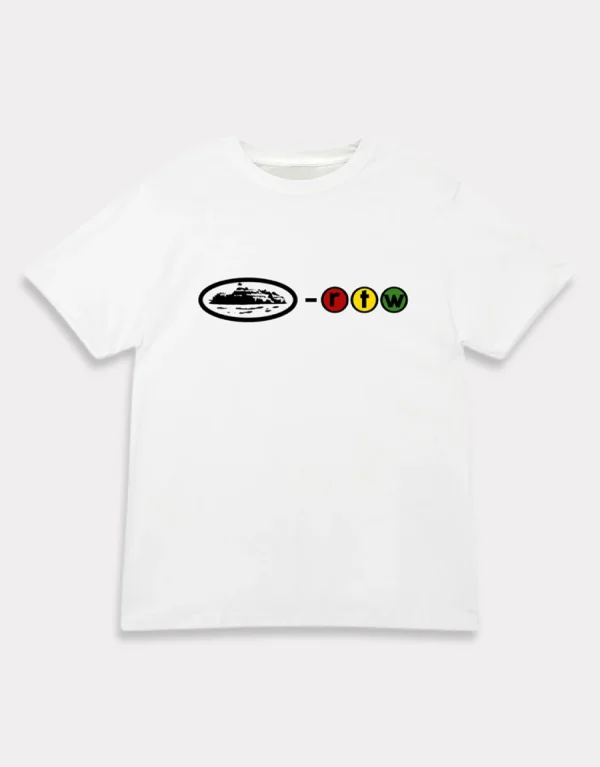 Corteiz 182 T-shirt White, classic wardrobe staple for a clean and timeless look.