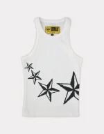 Corteiz 4Starz Motion Womens Tank Top White, Stay cool and comfortable in the Corteiz 4Starz Motion Women's Tank Top.