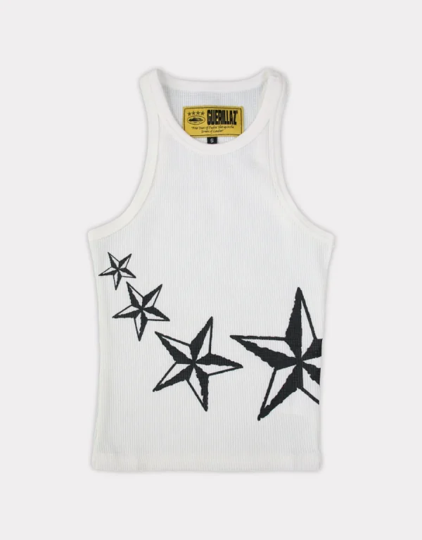 Corteiz 4Starz Motion Womens Tank Top White, Stay cool and comfortable in the Corteiz 4Starz Motion Women's Tank Top.