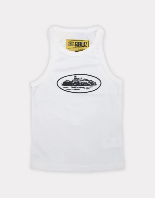 Corteiz Alcatraz Tank Top (Women’s) White, perfect blend of style and comfort.