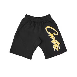Corteiz Allstarz Shorts Black, stylish and comfortable choice for streetwear enthusiasts.
