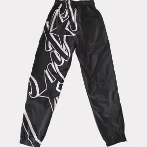Corteiz Big Logo Joggers Black, Elevate your casual style with these trendy and comfortable joggers featuring a prominent logo.