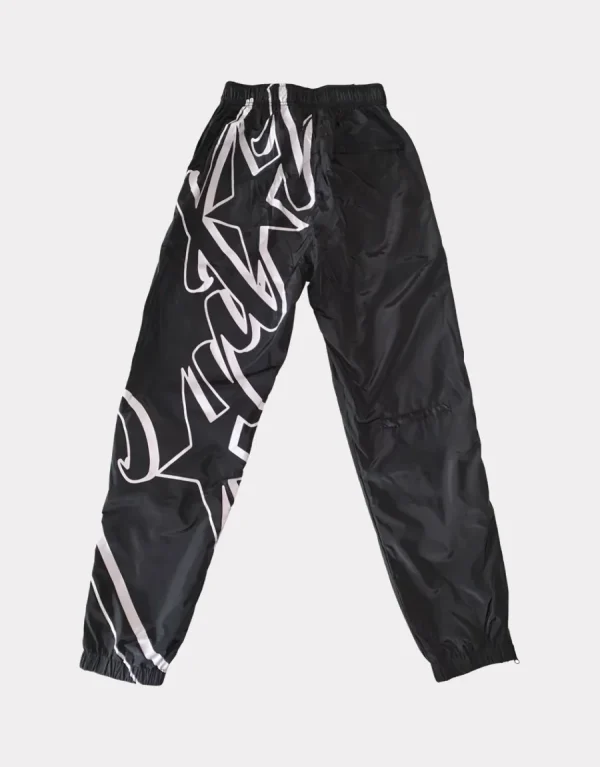 Corteiz Big Logo Joggers Black, Elevate your casual style with these trendy and comfortable joggers featuring a prominent logo.