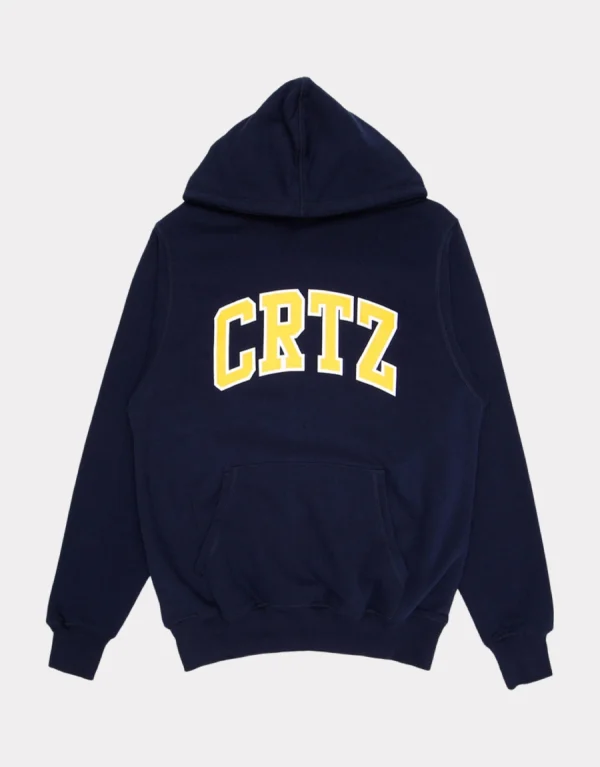Corteiz Crtz Dropout Hoodie Navy, blends comfort and fashion seamlessly for a versatile and chic look.