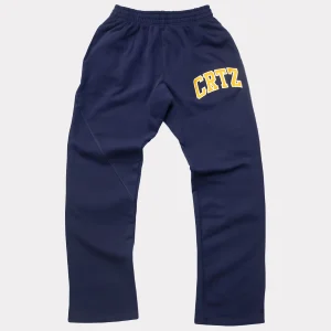 Corteiz Crtz Dropout Joggers Navy, Elevate your style with these trendy and laid-back joggers featuring the Crtz Dropout design.