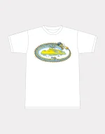 Corteiz Dragon T-shirt White, style with this bold and trendy tee featuring a captivating dragon design.