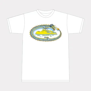 Corteiz Dragon T-shirt White, style with this bold and trendy tee featuring a captivating dragon design.