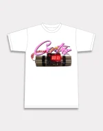 Corteiz No Time 4 Luv T-shirt White, Make a statement with this trendy and bold tee.