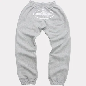 Corteiz Og Alcatraz Bottoms Grey, Step into style with these comfortable and iconic urban-inspired bottoms.