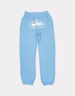 Corteiz Og Alcatraz Joggers Blue, Elevate your casual look with these iconic and comfortable joggers.