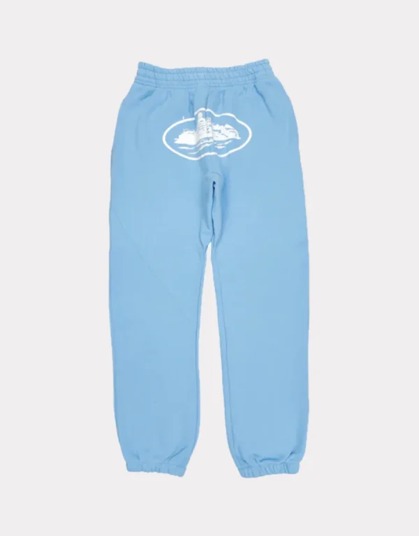 Corteiz Og Alcatraz Joggers Blue, Elevate your casual look with these iconic and comfortable joggers.