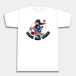Corteiz Rocketman T-shirt White, Elevate your style with this trendy tee featuring a dynamic design.