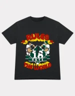Corteiz Rtw Baseball T-Shirt Black, Elevate your look with this sporty and trendy tee inspired by baseball aesthetics.