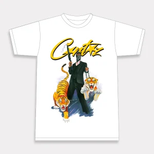 Corteiz Scareface T-shirt White, Elevate your style with this striking tee featuring a distinctive design.
