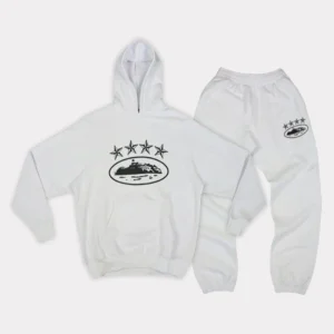 Corteiz Tracksuit White, perfect blend of comfort and style for a fresh look.