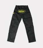 Corteiz Yella Guerillaz Cargos Black/Yellow, vibrant and bold choice for a streetwear statement.
