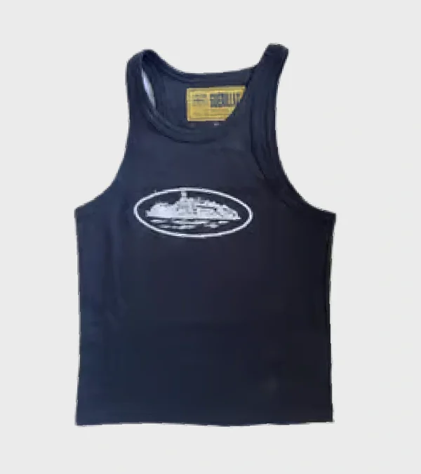 Corteiz-Tank Top Blue, trendy and versatile choice for streetwear enthusiasts.