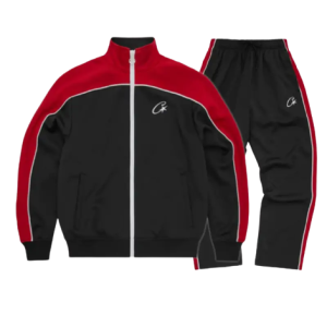 Corteiz Shotta Tracksuit Black, Elevate your streetwear game with this vibrant and comfortable ensemble.