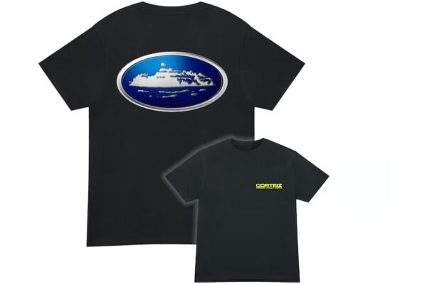 corteiz alcatraz world rally tee black