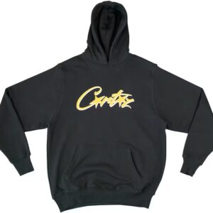 corteiz allstarz hoodie black