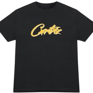 corteiz dollar tee black