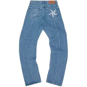 corteiz c star denim jeans blue