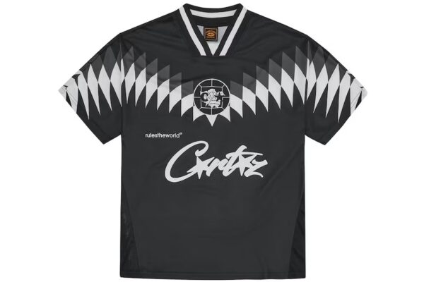 corteiz club rtw football jersey black