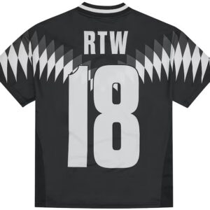 corteiz club rtw football jersey black