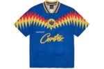 corteiz club rtw football jersey blue