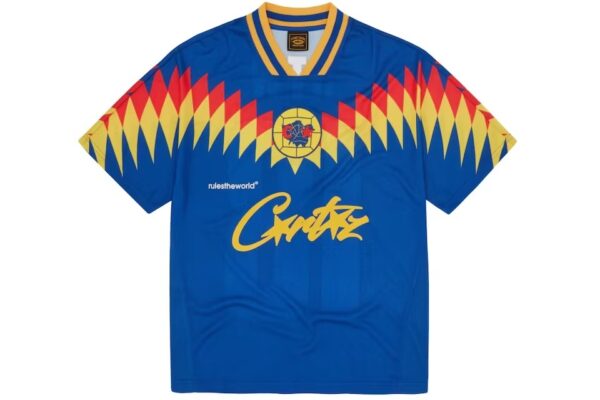 corteiz club rtw football jersey blue