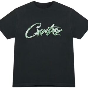 corteiz dollar tee black