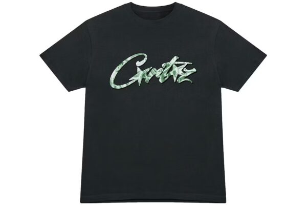 corteiz dollar tee black