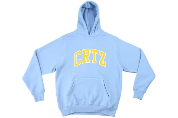 corteiz dropout hoodie baby blue