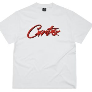 corteiz og allstarz tee white/red