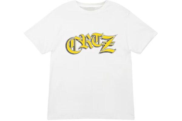 corteiz old english t shirt white