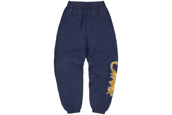 corteiz satin applique allstarz joggers navy