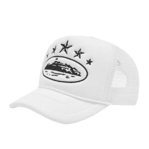 corteiz 5 starz alcatraz trucker white